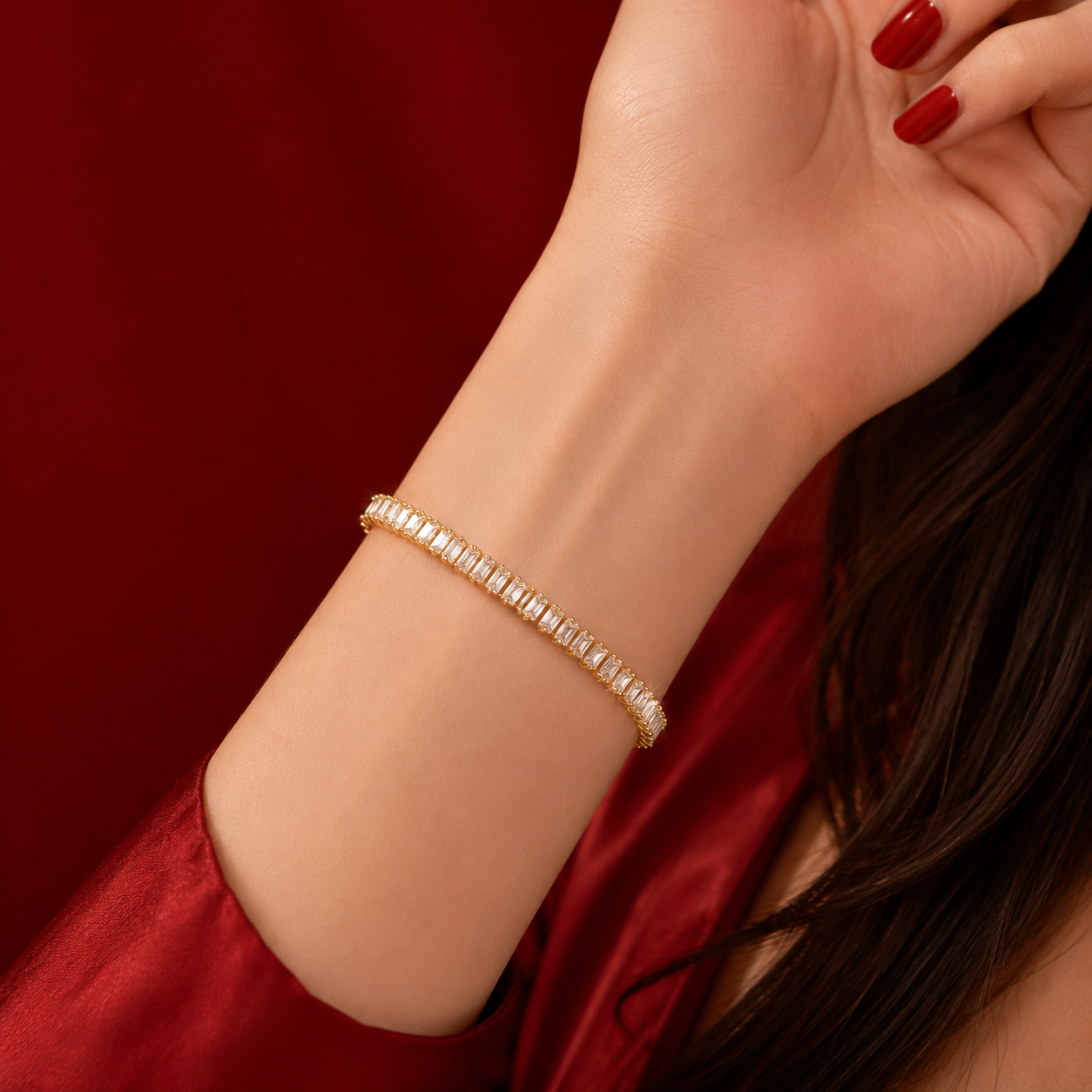 Baguette Tennis Bracelet